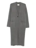 LouLou de Saison SMET Yak buttoned patch-pocket cardigan - Grey