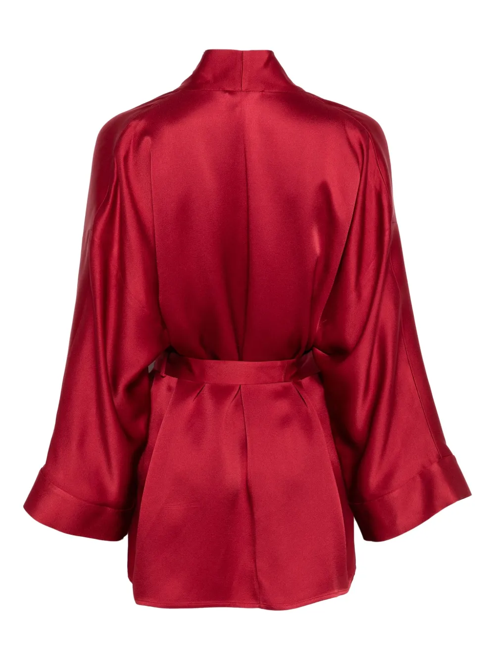 Antonelli satin-panelled wrap jacket | Oversized Jackets | Image 2