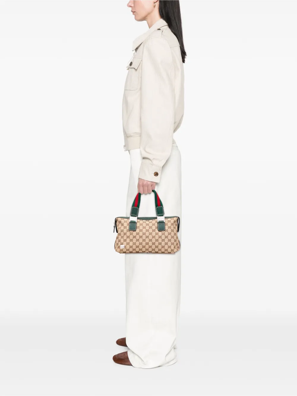Gucci Pre-Owned 2000-2015 GG Canvas Web Pop handbag | Pre-Owned | Image 2
