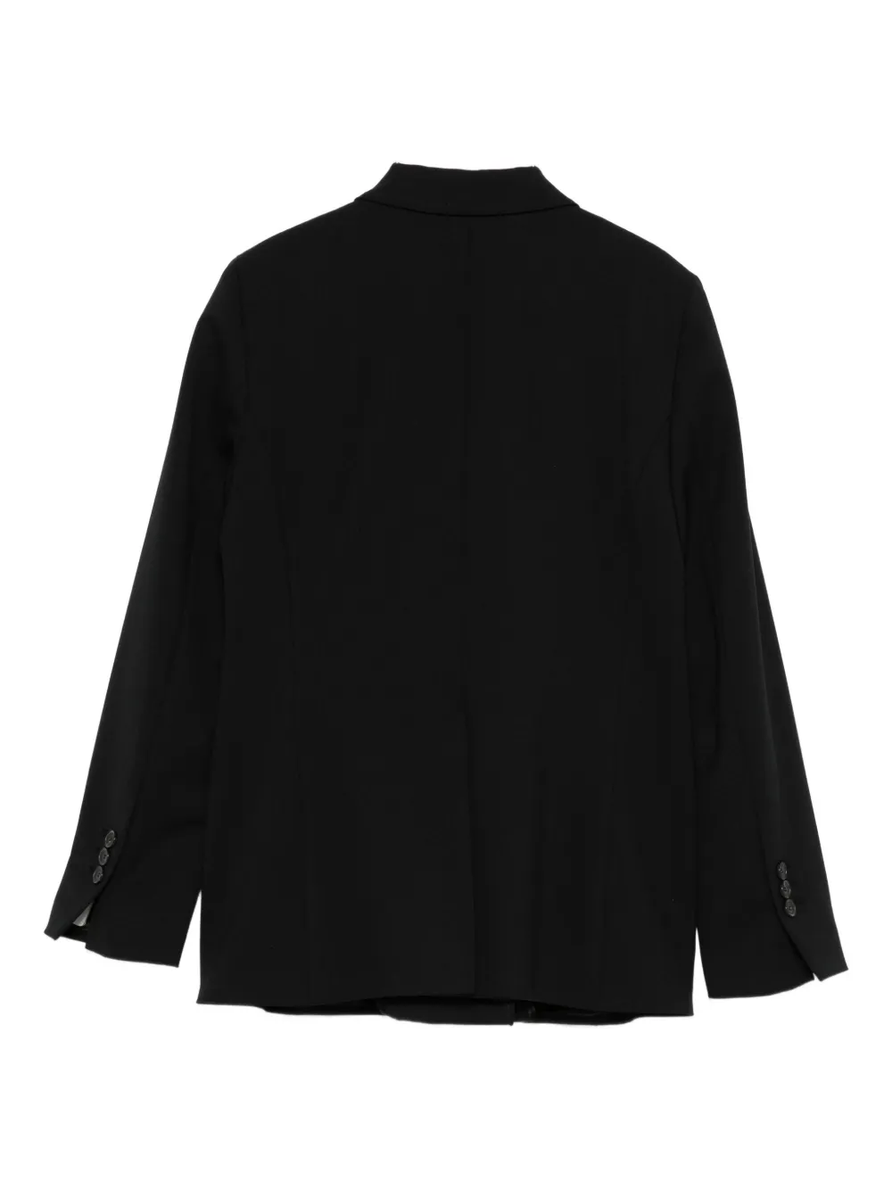 Seventy Double-breasted Button Blazer In Black