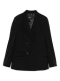 Seventy double-breasted button blazer - Black