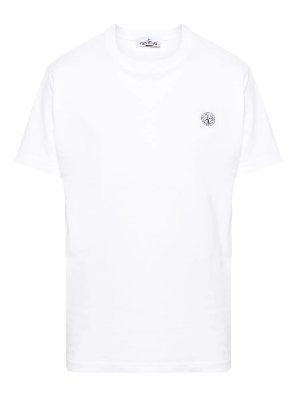 Stone Island compass-logo patch T-shirt Wit