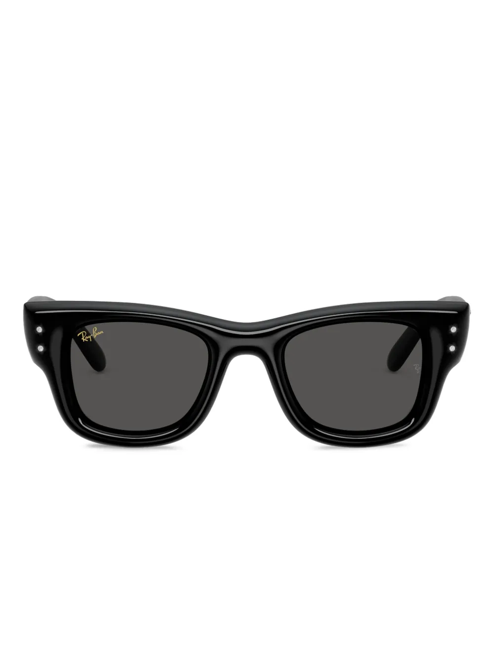 Ray Ban Waifarer Puffer Rivet-embellished Sunglasses In Black