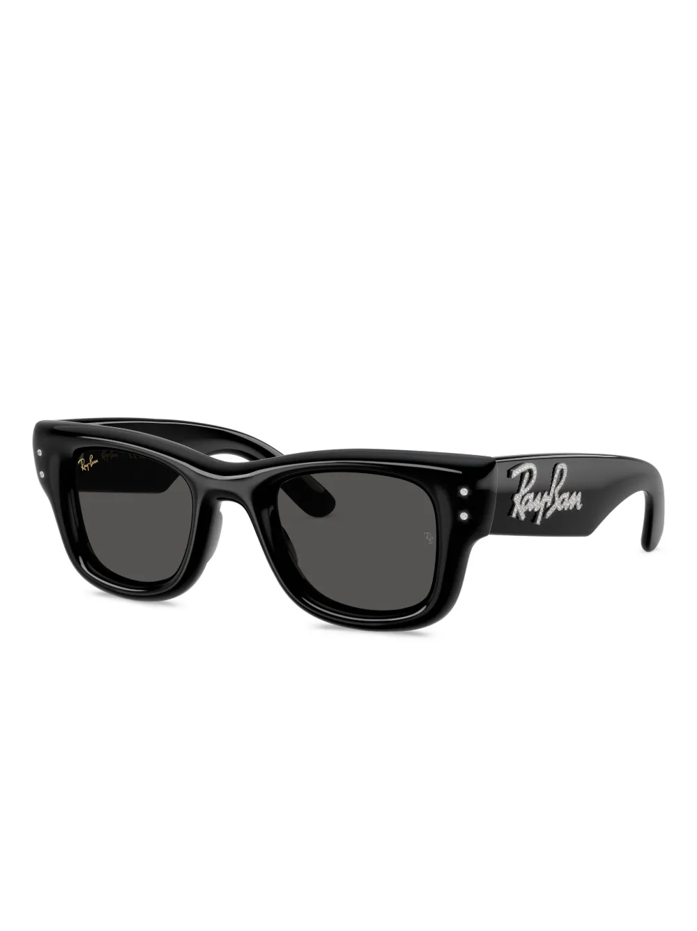 Ray Ban Waifarer Puffer Rivet-embellished Sunglasses In Black