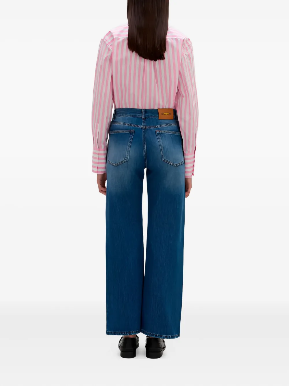ASPESI distressed jeans - Blauw