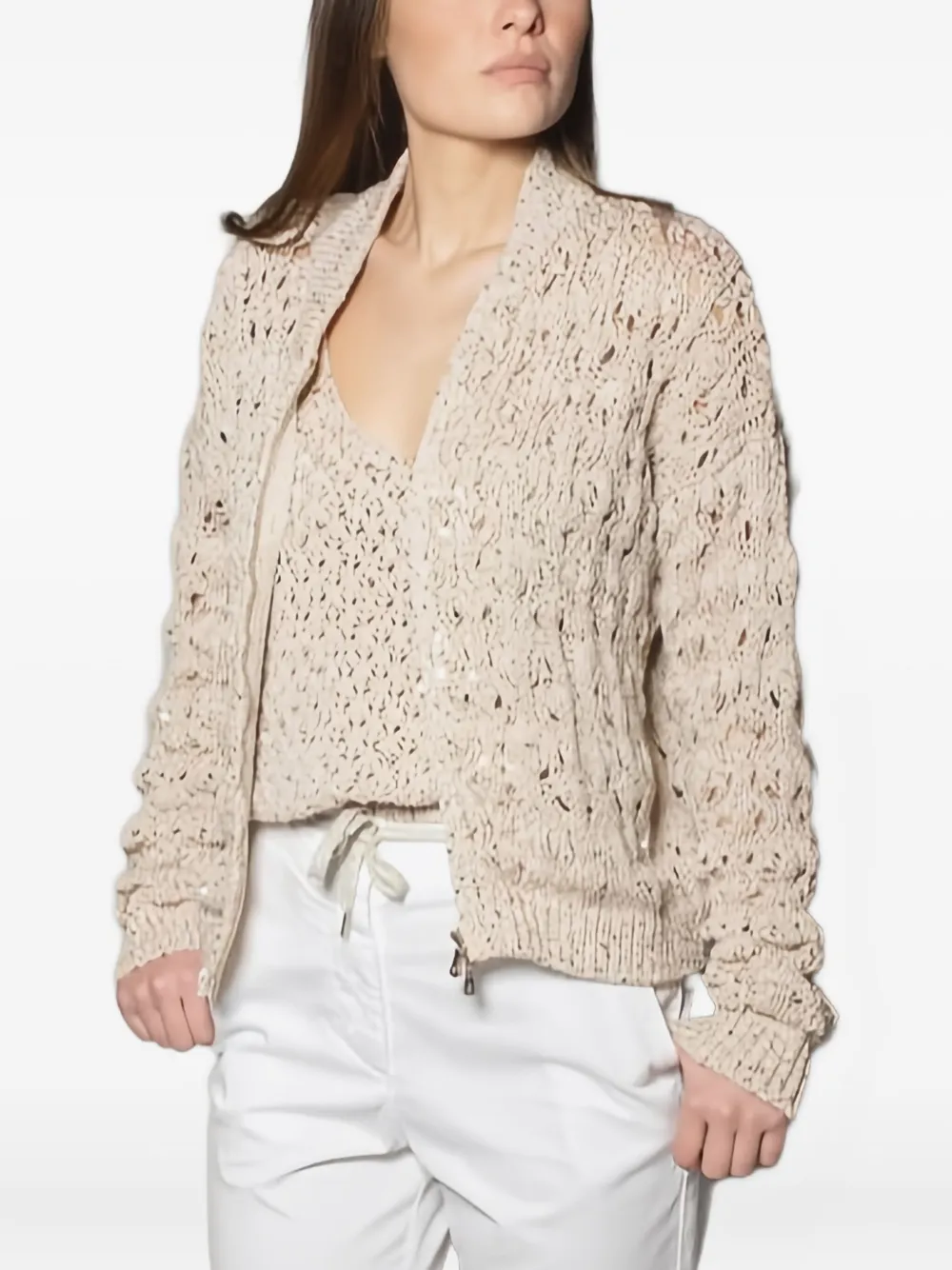 Eleventy lace-knit cardigan | Cardigan | Image 2