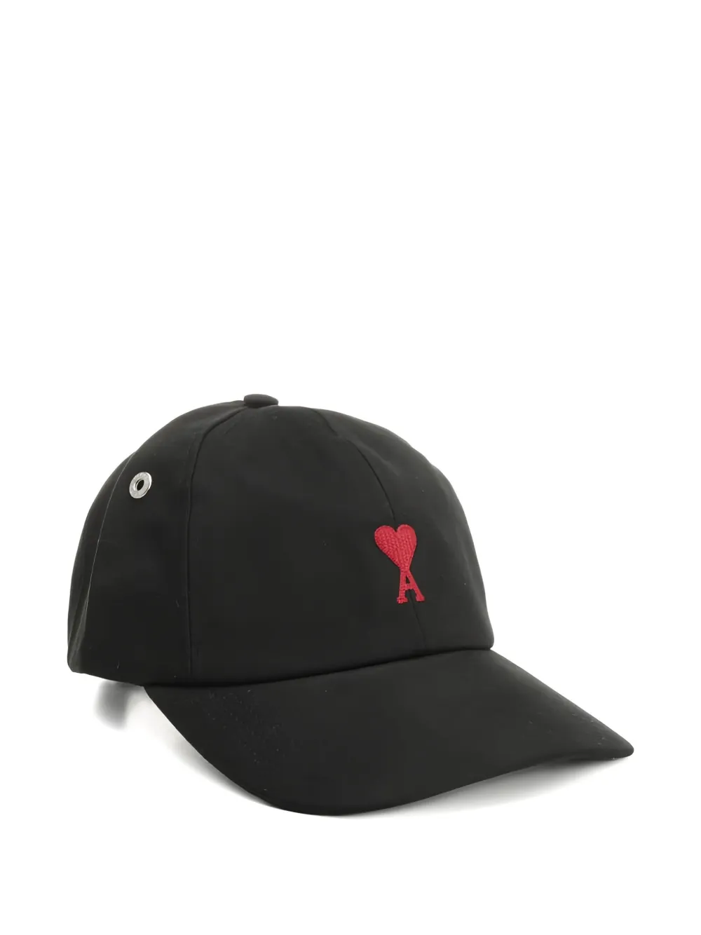 AMI Paris embroidered-logo baseball cap Zwart