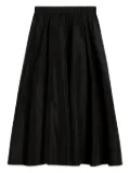 ASPESI elasticated-waist midi skirt - Black