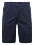 Eleventy button-fastening cargo shorts - Blue