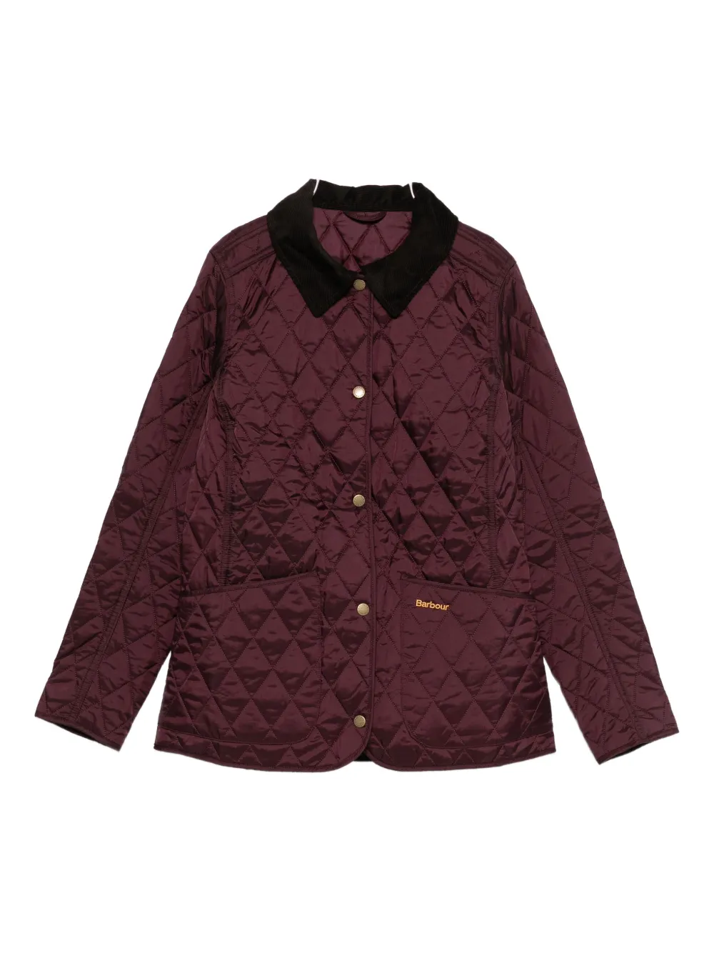 Barbour quilted corduroy-collar jacket | Red | Image 1