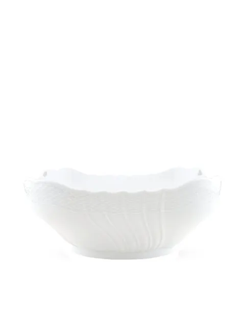 GINORI 1735 ensaladera cuadrada texturizada de 24.8cm x 24.8cm