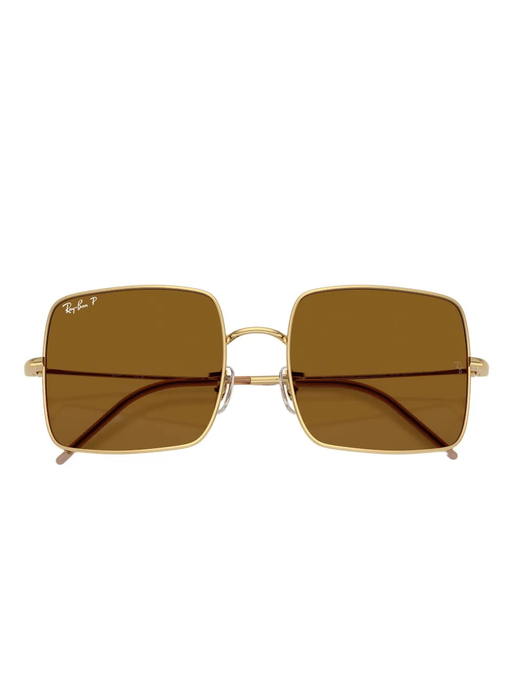 Ray-Ban Square 1871 zonnebril met omgekeerd montuur Goud