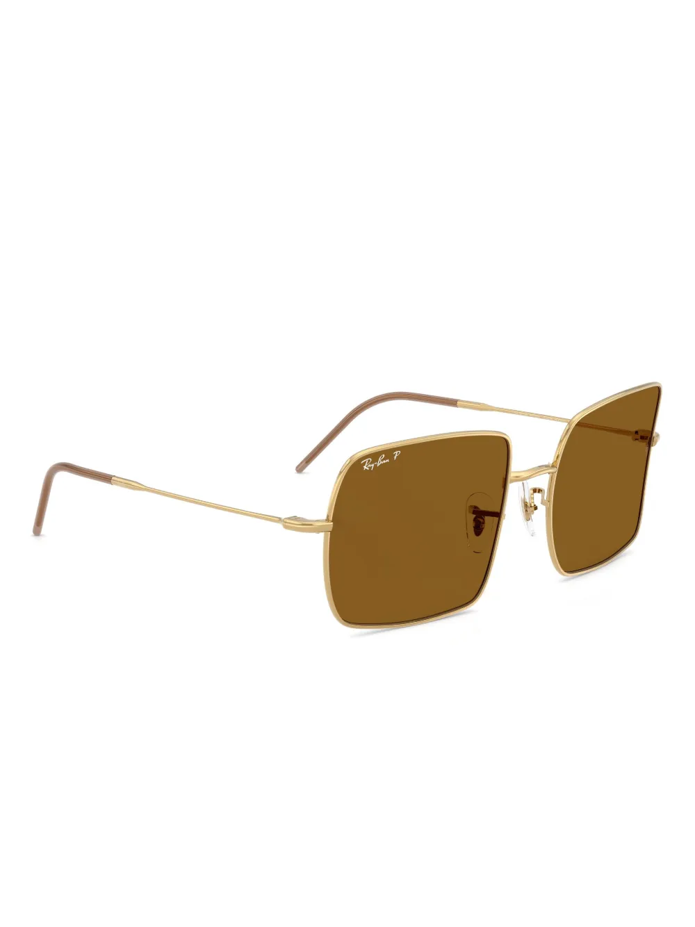 Ray-Ban Square 1871 zonnebril met omgekeerd montuur Goud