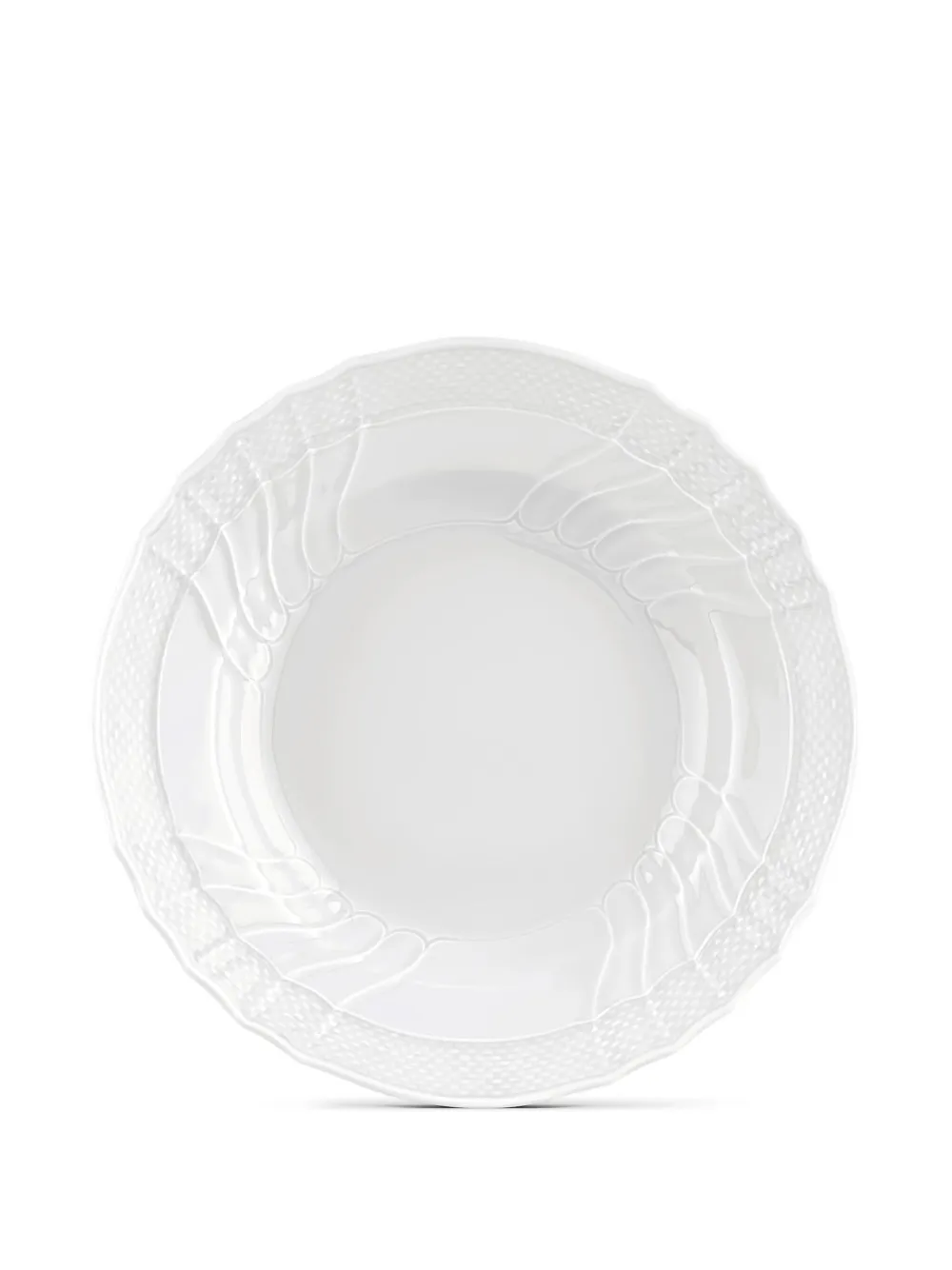 GINORI 1735 Strukturierter Teller (24cm) | Weiß | Image 1