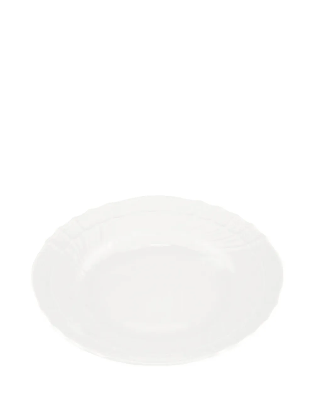 Ginori 1735 Textured Scalloped Plate (21.5cm) In White