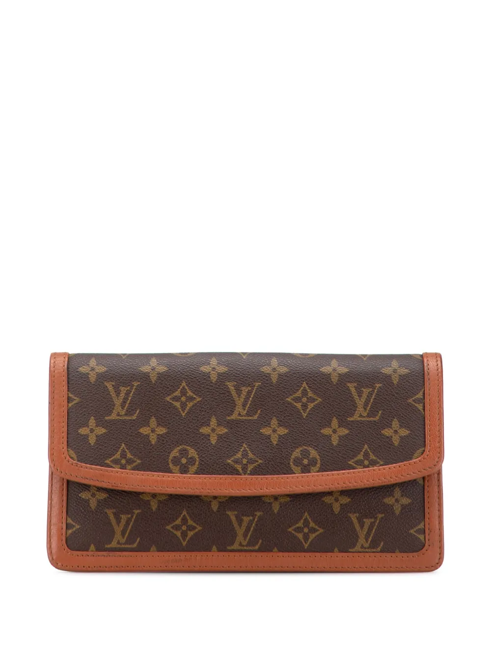Louis Vuitton Pre-Owned 1990 モノグラム ポシェット ダム PM クラッチバッグ - ブラウン Louis Vuitton Pre-Owned 1990 モノグラム ポシェット ダム PM クラッチバッグ - ブラウン