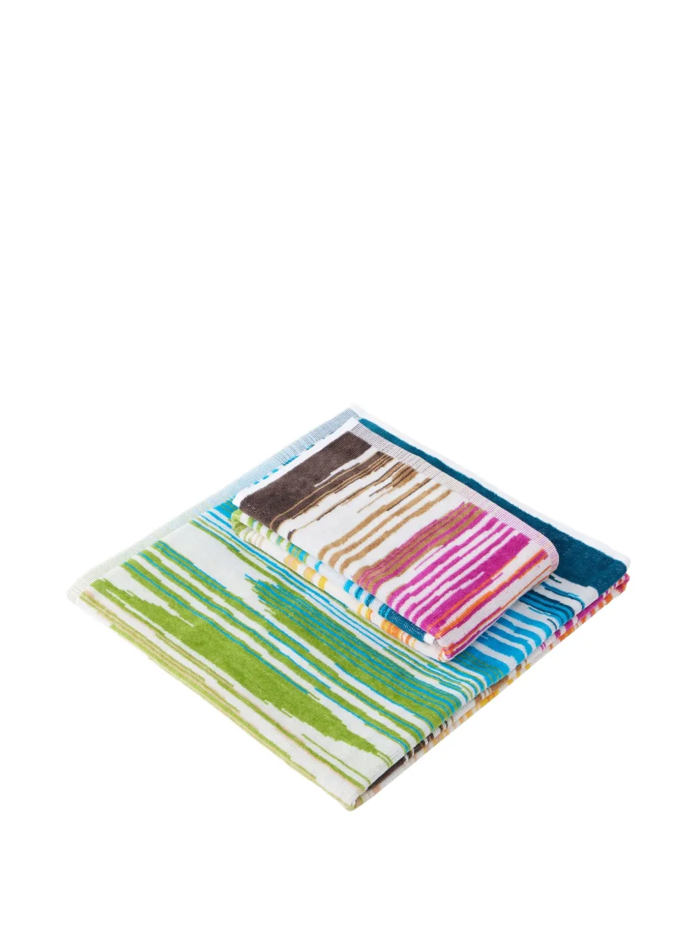 Missoni Striped Towels (set Of Two) In Multi
