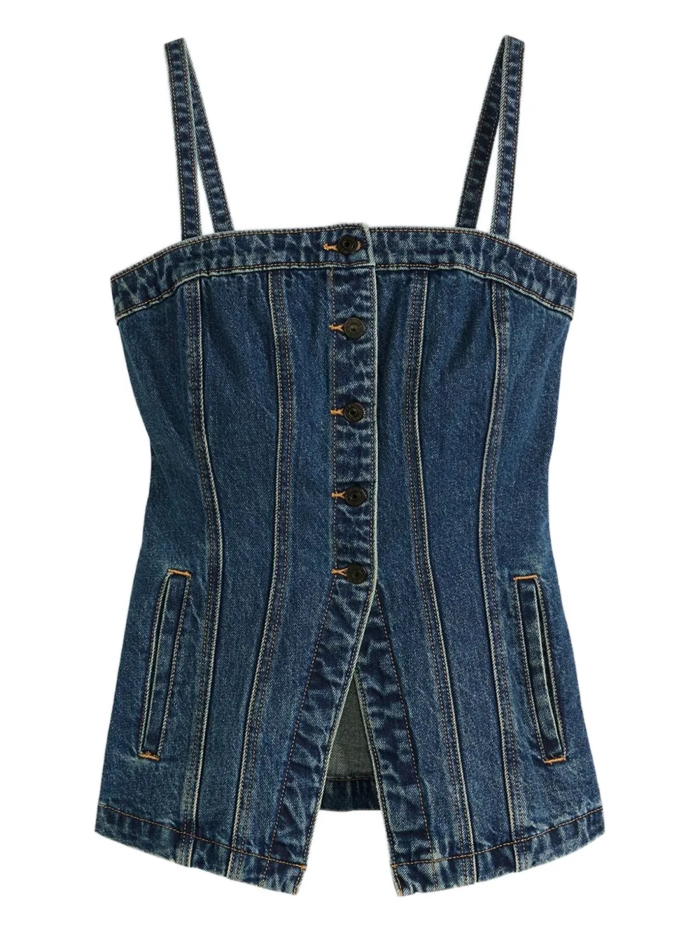 Levi's button-front denim top | Blue | Image 1