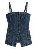 Levi's button-front denim top - Blue