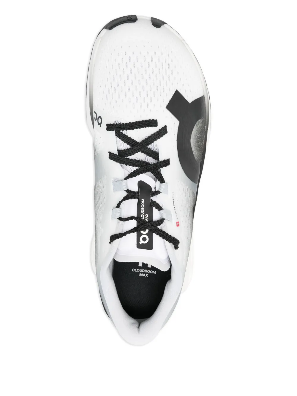 On Running Cloudboom logo-print sneakers White