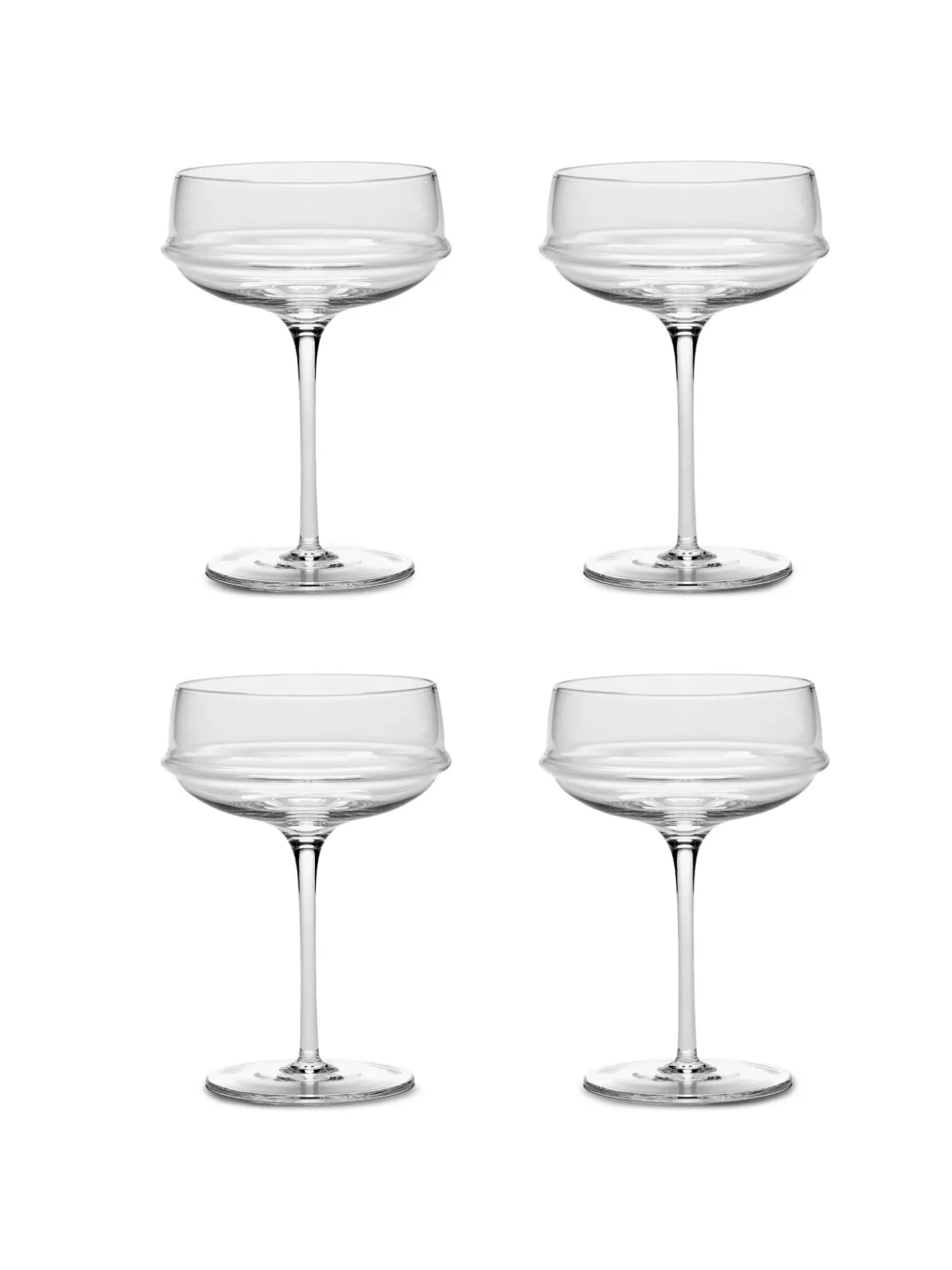 Serax x Kelly Wearstler Champagne glass (set of four) - Bianco