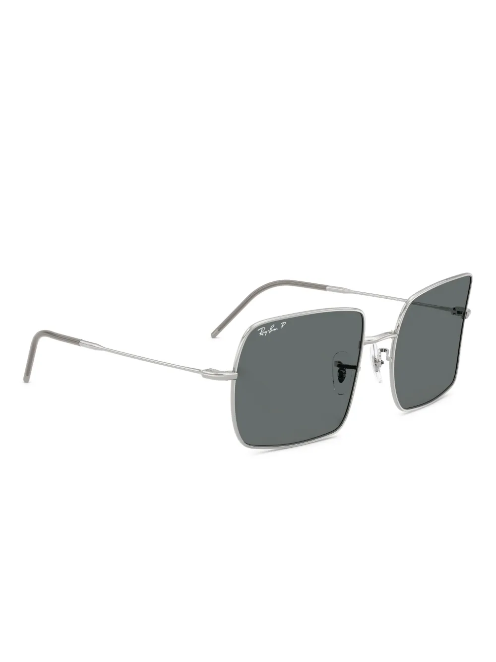 Ray Ban Square-frame Sunglasses In Silver