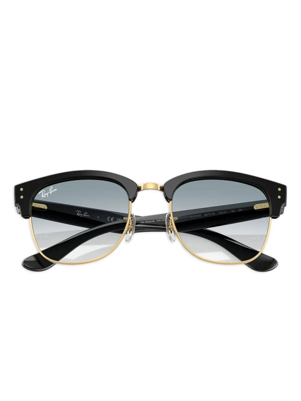 Ray-Ban Clubmaster Reverse zonnebril Zwart