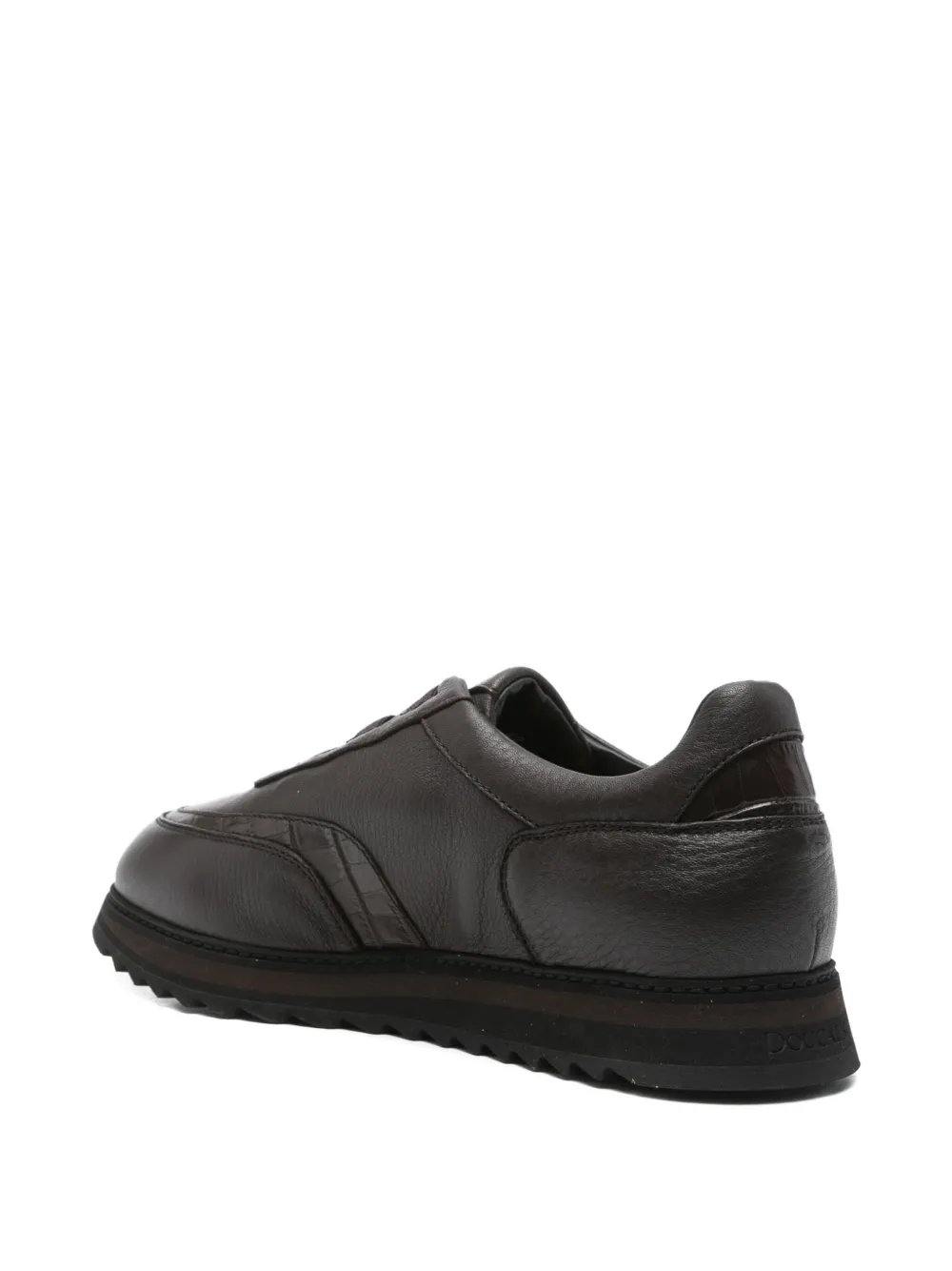Doucal's Rodrigo panelled sneakers Brown