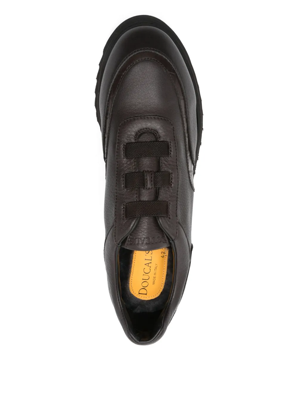 Doucal's Rodrigo panelled sneakers Brown