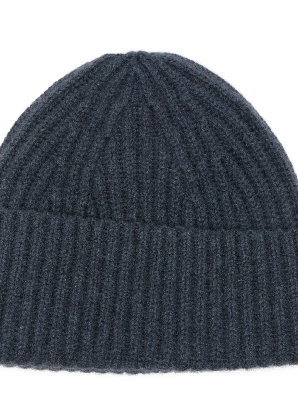 Lisa Yang Martigny geribbelde kasjmier muts Blauw