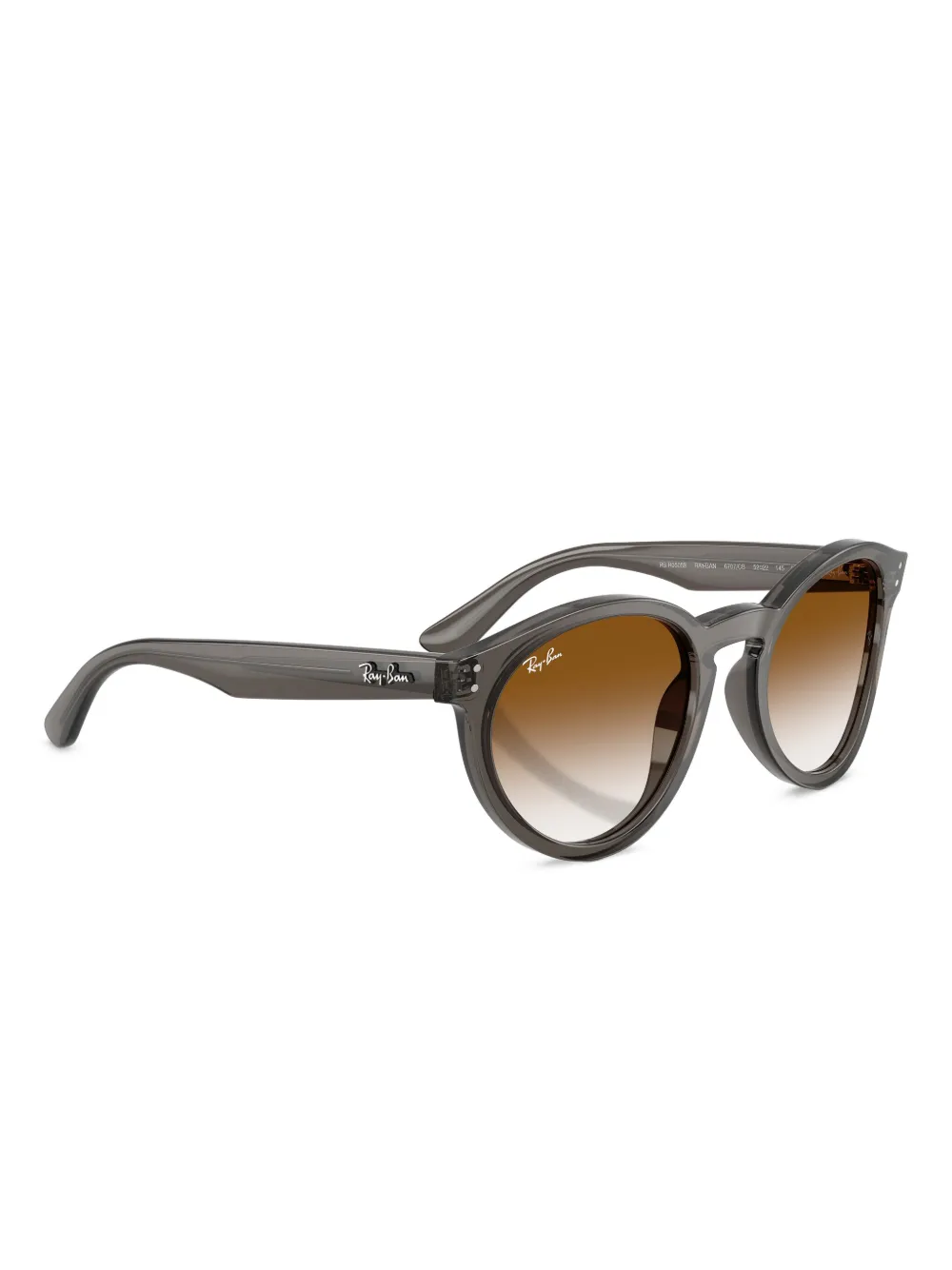 Ray Ban Round-frame Sunglasses In Gray