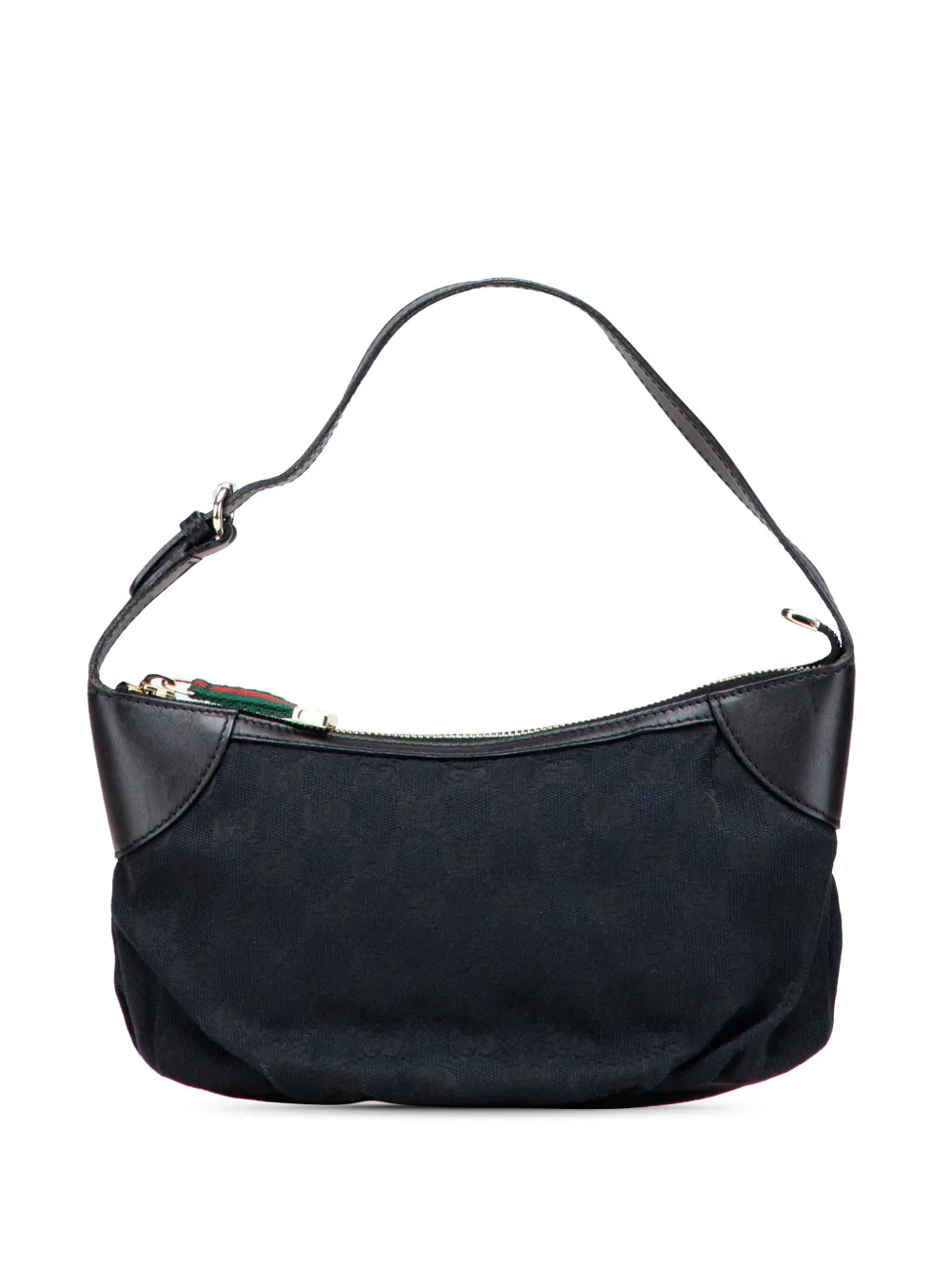 Gucci Pre-Owned 2000-2015 GG キャンバス ウェブ ハンドバッグ - ブルー Gucci Pre-Owned 2000-2015 GG キャンバス ウェブ ハンドバッグ - ブルー