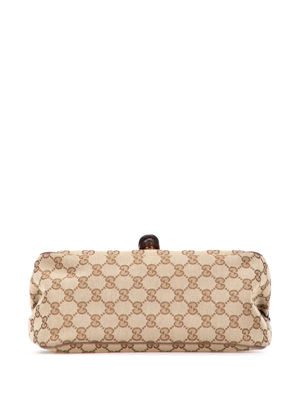 Pre-owned Gucci 2000-2015 Gg Canvas Sukey Crossbody Bag In Brown