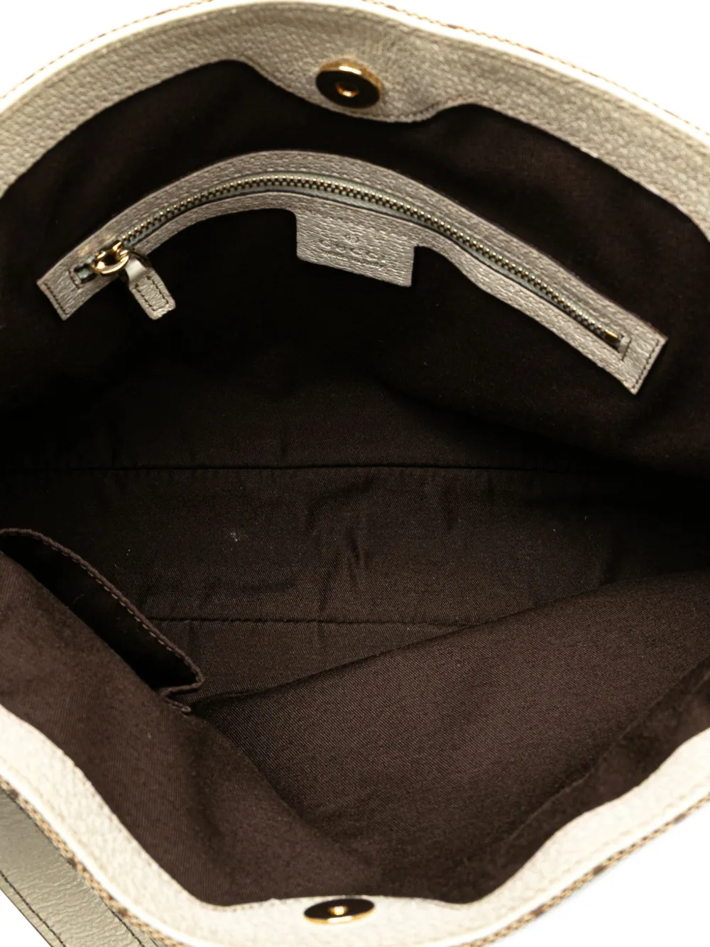Pre-owned Gucci 2000-2015 Gg Canvas Charmy Shoulder Bag In Brown