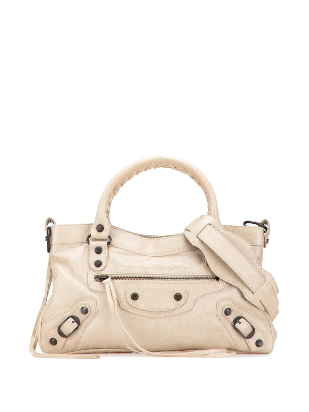 Balenciaga Pre-Owned 2011 モトクロス クラシック ファースト ラムスキン サッチェルバッグ - ブラウン Balenciaga Pre-Owned 2011 モトクロス クラシック ファースト ラムスキン サッチェルバッグ - ブラウン