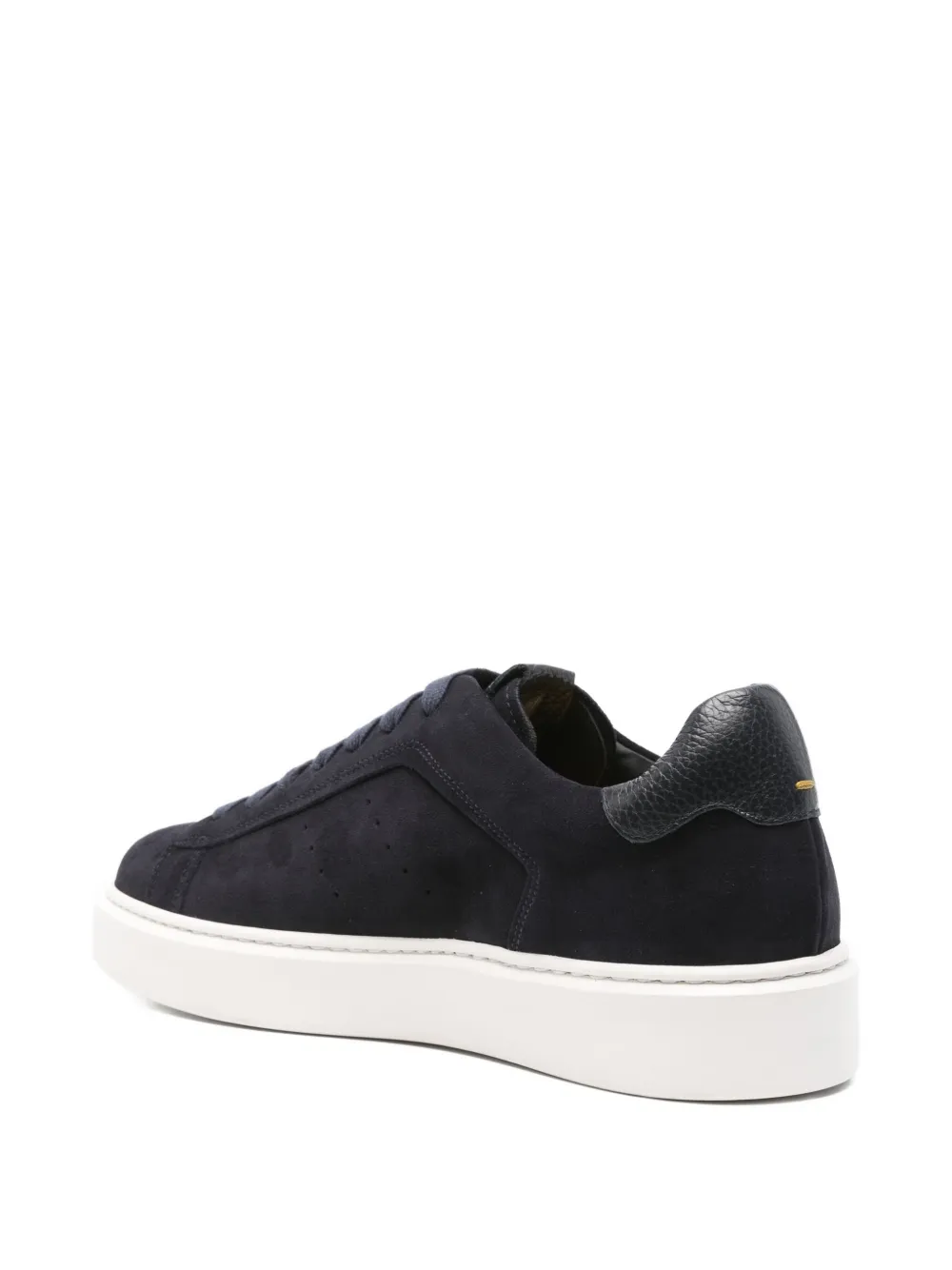 Doucal's Clay suede lace-up sneakers Blue