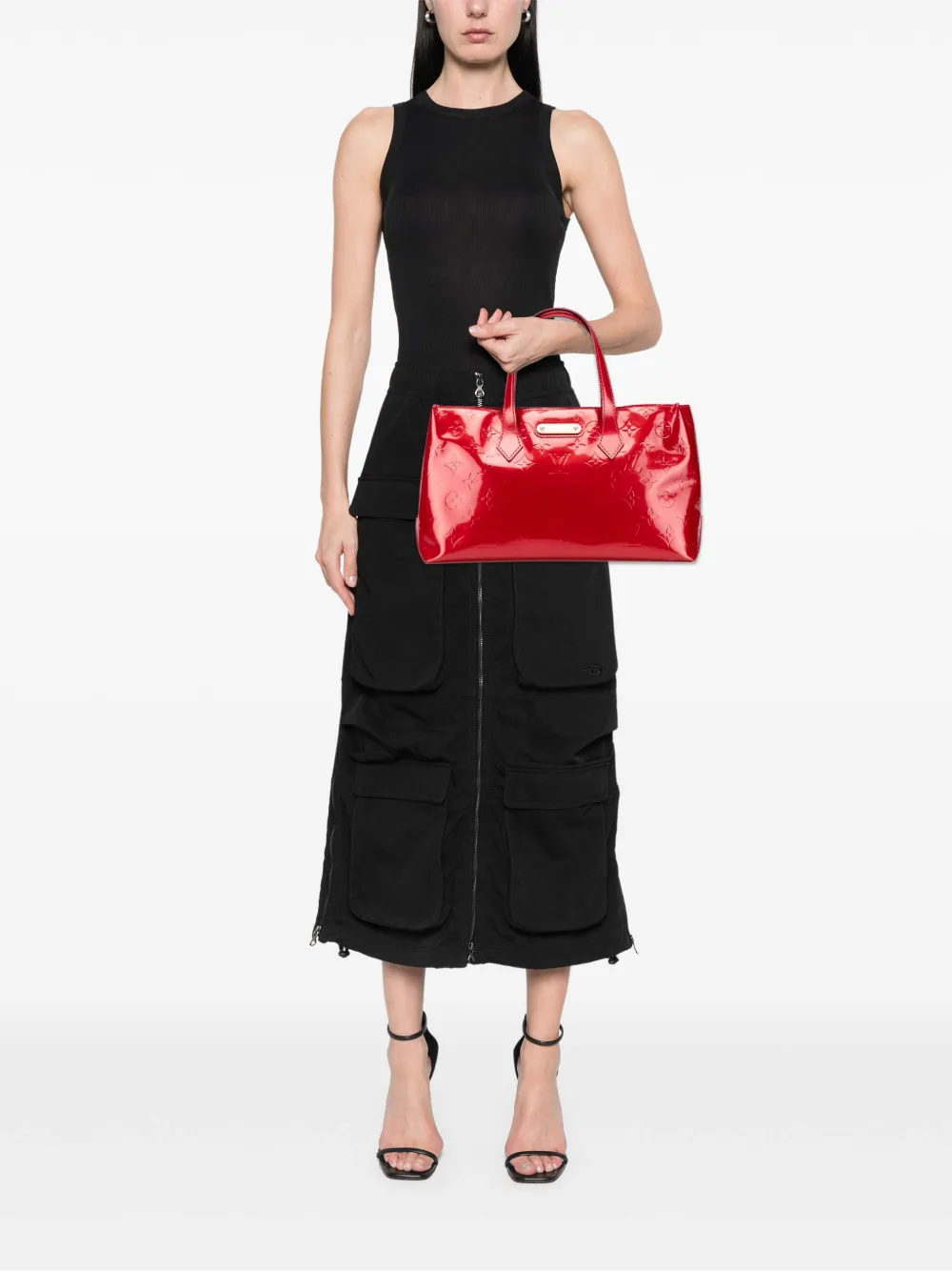 Louis Vuitton Pre-Owned 2008 Monogram Vernis Wilshire PM handbag | Pre-Owned | Image 2