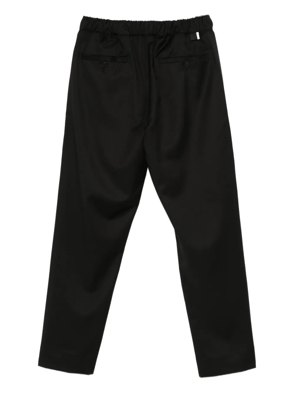Low Brand elastic-waist trousers - Zwart