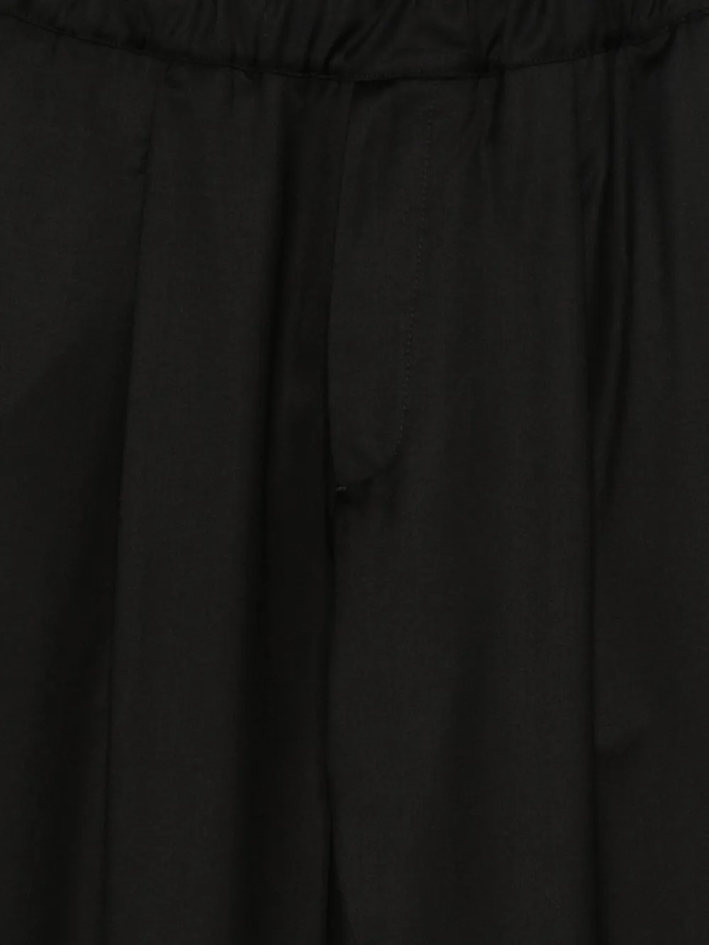 Low Brand Elastic-waist Trousers In Black