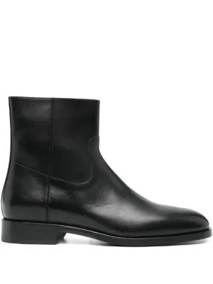 Toga Virilis stud-embellished Suede Ankle Boots | Blue | FARFETCH