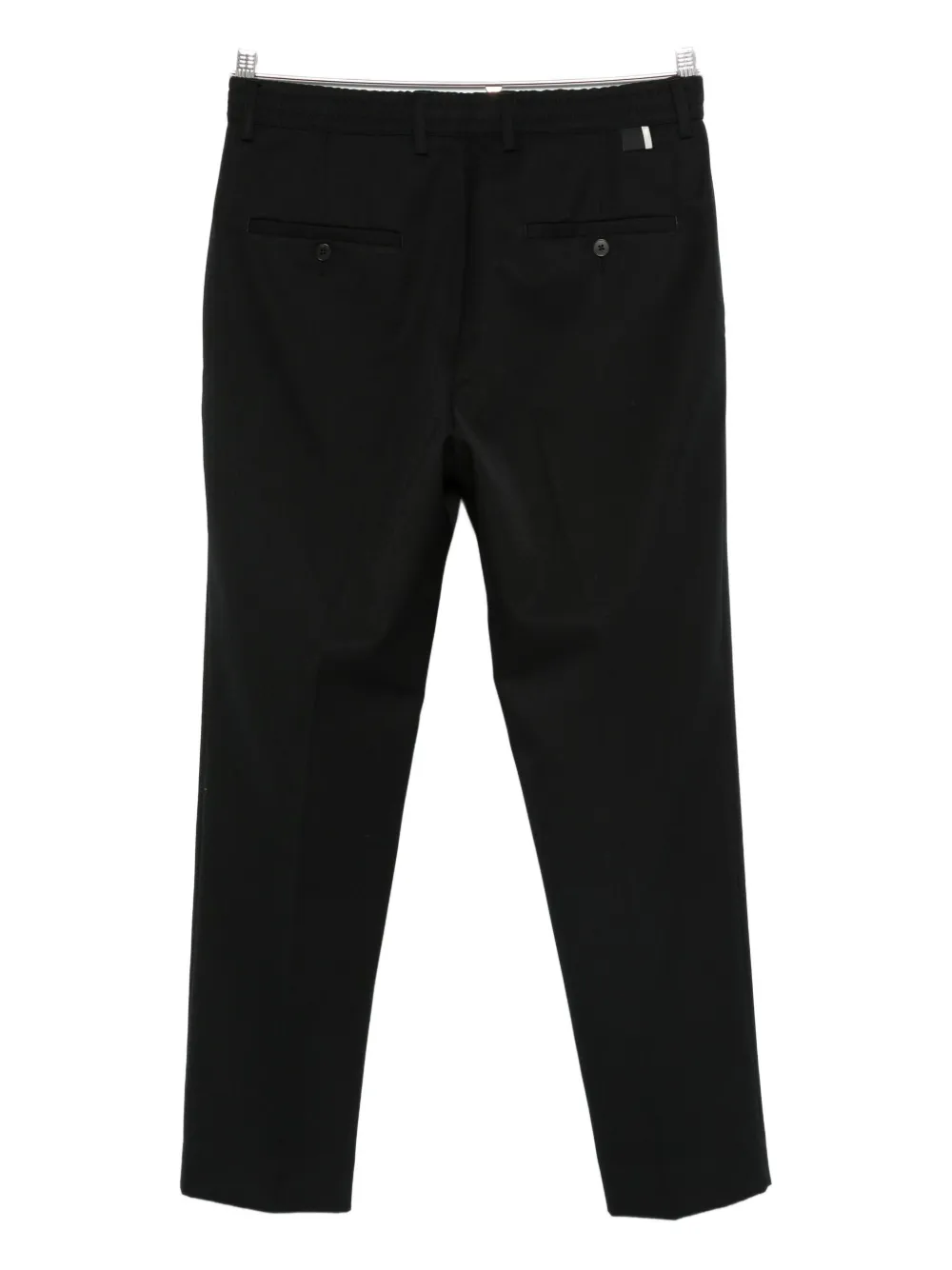 Low Brand pleated-front trousers - Zwart