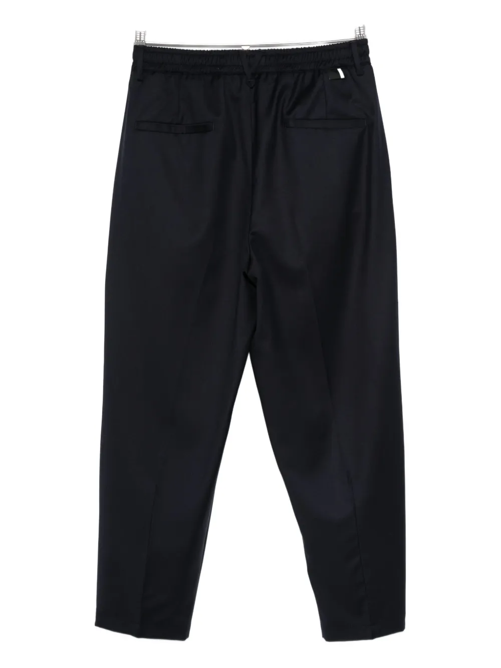Low Brand pleated elastic-waist trousers - Blauw