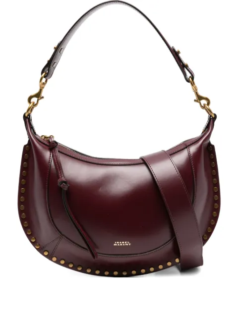MARANT Naoko crescent-shaped studded shoulder bag
