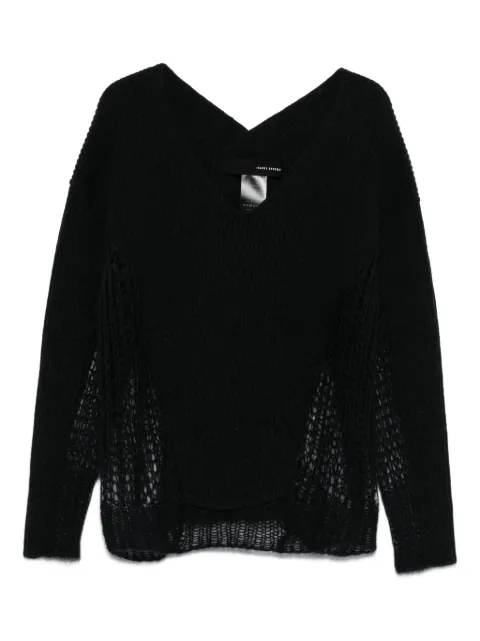 Isabel Benenato suéter de tejido flojo con cuello en V