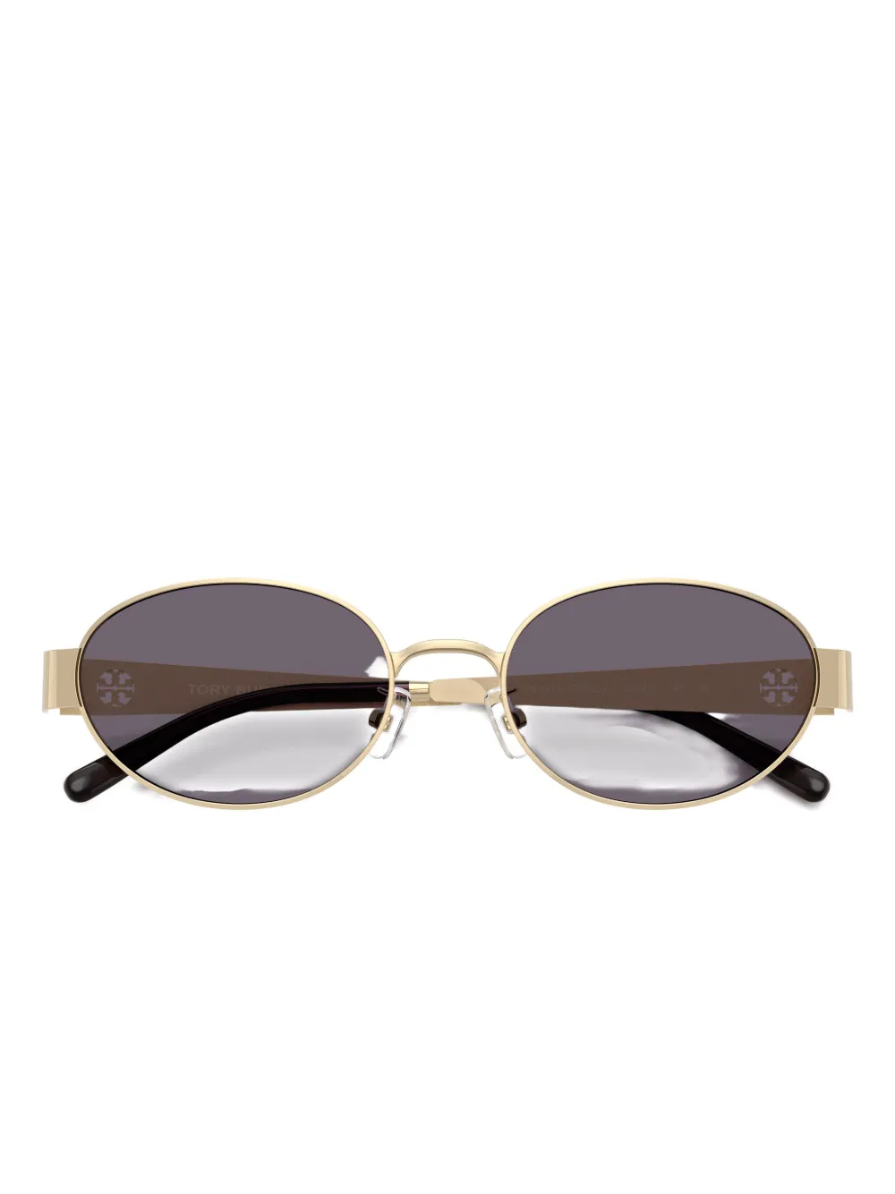 Tory Burch Miller Metal Oval Sunglasses In Blue