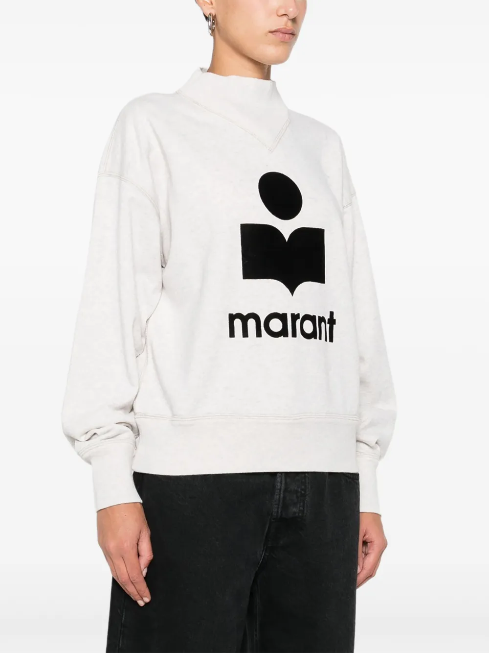 Isabel Marant Étoile Logo-print Sweater In Neutral