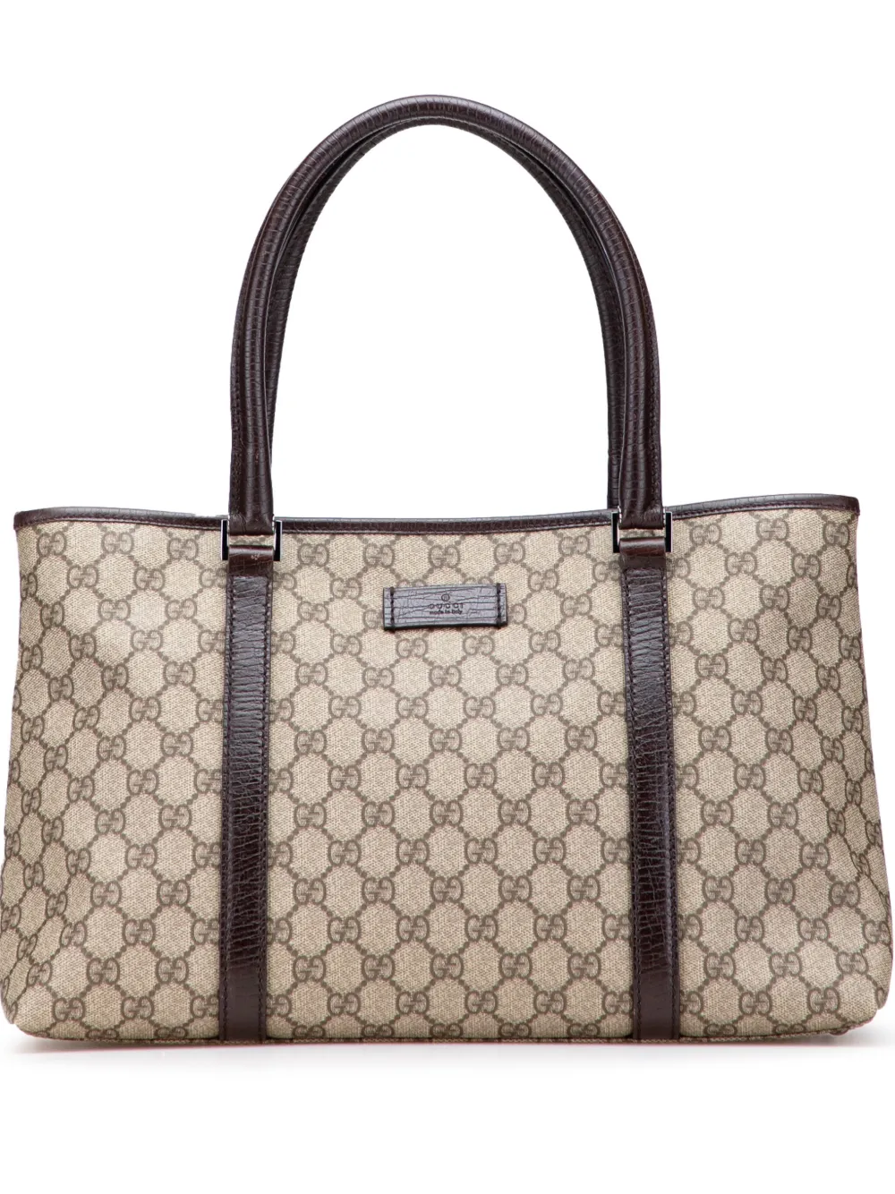 Gucci Pre-Owned 2000-2015 ミディアム GGスプリーム ジョイ トートバッグ - ブラウン Gucci Pre-Owned 2000-2015 ミディアム GGスプリーム ジョイ トートバッグ - ブラウン