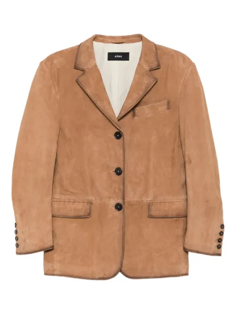 Arma suede button-detail jacket