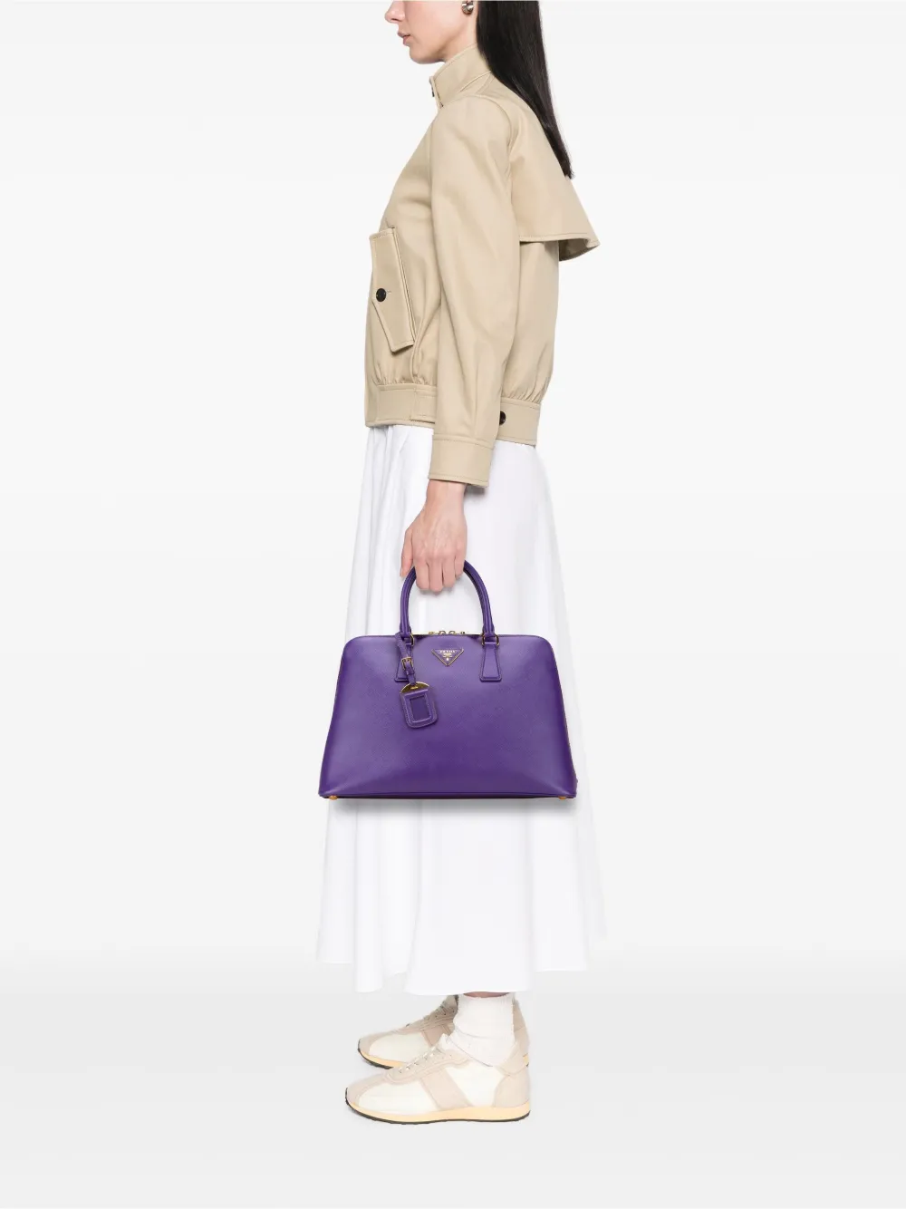 Prada Pre-Owned 2010-2025 Large Saffiano Lux Promenade satchel | Pre-Owned | Image 2