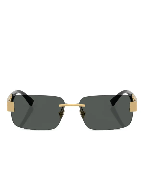ヴェルサーチ　サングラス　GV21018 VERSACE ヴェルサーチ スクエア サングラス Black/Grey 52mm
